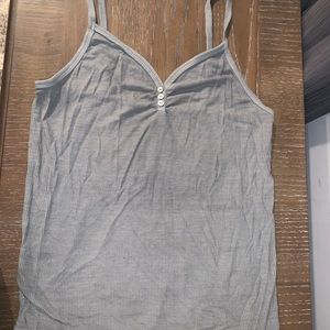AE Soft & Sexy Ribbed Mini Henley Tank